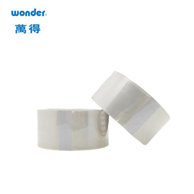 نوار ساده ضد زرد شدن BOPP، نوار مهر و موم کریستالی BOPP 0.050mm
