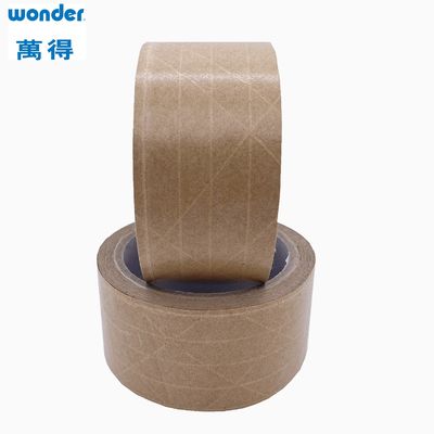 نوار کاغذ کرفت سفید خود چسبنده ضخامت 0.130mm مبتنی بر حلال