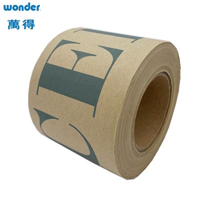 نوار کاغذ کرفت سفید خود چسبنده ضخامت 0.130mm مبتنی بر حلال