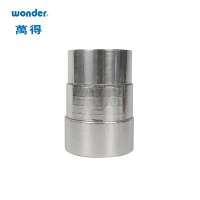 نوار فلز آلومینیومی با دمای بالا نقره 0.057mm ضخامت چسب آب
