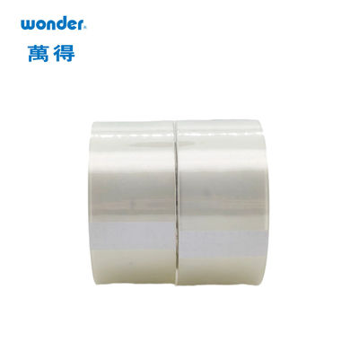 نوار ساده ضد زرد شدن BOPP، نوار مهر و موم کریستالی BOPP 0.050mm