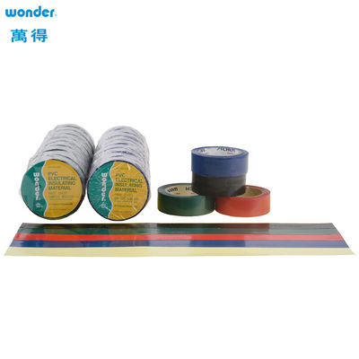نوار شیشه ای PVC سازگار با محیط زیست، نوار خطرناکی PVC مقاوم به ولتاژ
