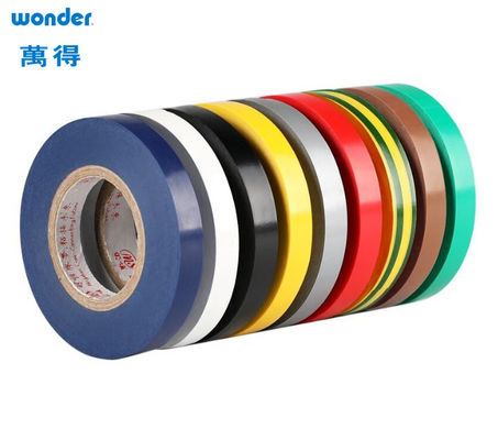 سرخ سطح درخشان نوار چسب PVC ضد سرما مقاومت در برابر ولتاژ