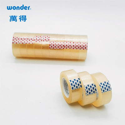 استفاده از مدرسه نوار خود چسبنده قهوه ای BOPP، نوار بسته بندی جعبه ضخامت 0.038mm