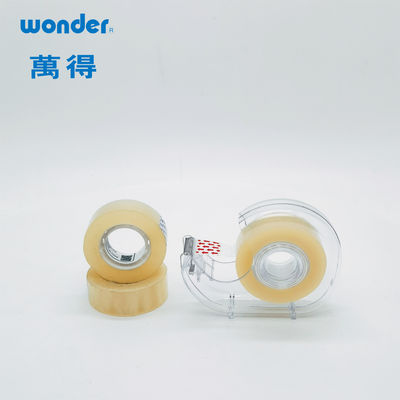 استفاده از مدرسه نوار خود چسبنده قهوه ای BOPP، نوار بسته بندی جعبه ضخامت 0.038mm