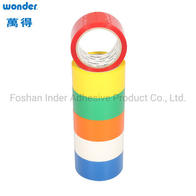 نوار بسته بندی BOPP رنگی با چسبندگی آکریلیک مبتنی بر آب کم VOC 0.052mm سازگار با محیط زیست