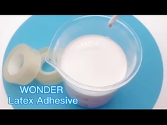 چسب چسب آکریلیک مبتنی بر آب سفید با گواهینامه BSCI برای نوار محافظ