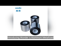 نوع فیلم فلزی BOPP نوار بسته بندی 0.055mm حفظ گرما